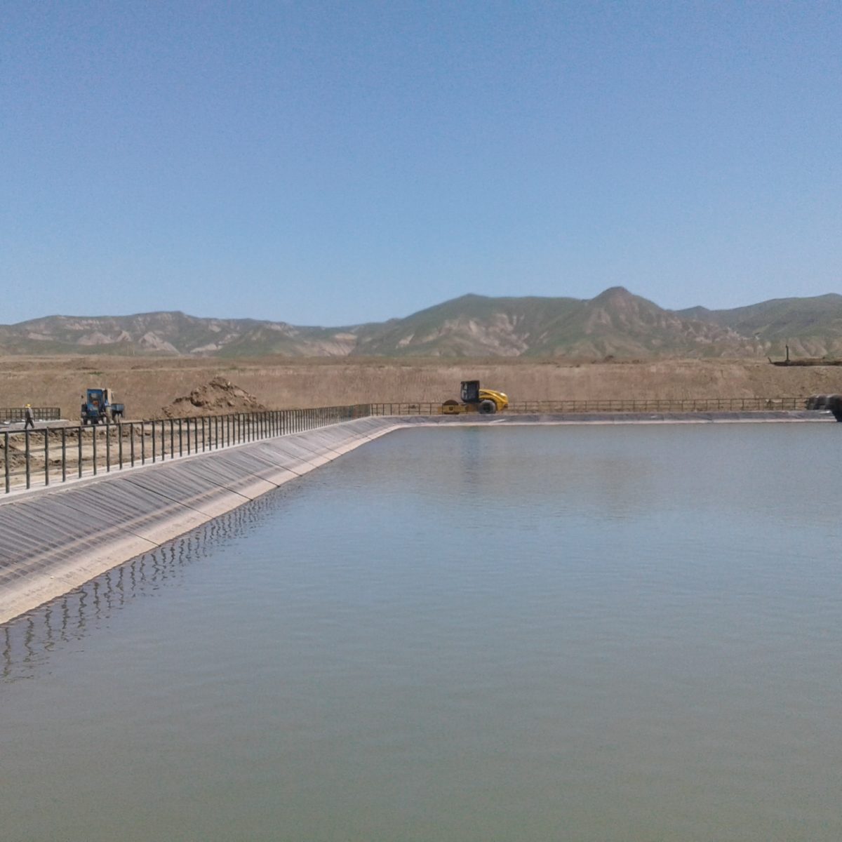 Irrigation system construction in Padarchol